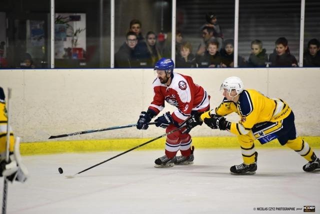 Photo hockey match Wasquehal Lille - Evry / Viry le 28/01/2017