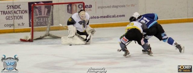 Photo hockey match Marseille - Chambéry le 28/01/2017