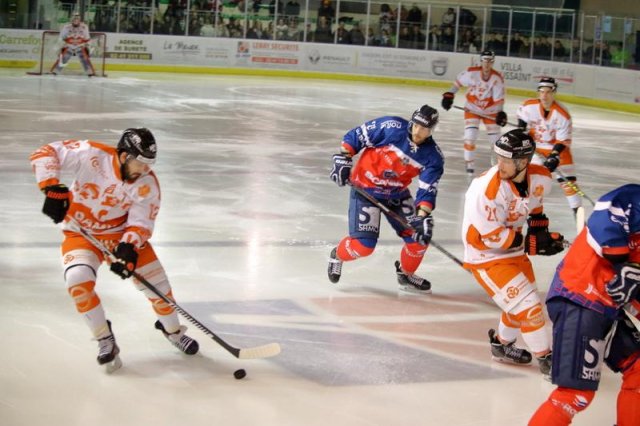 Photo hockey match Angers  - Epinal  le 31/01/2017