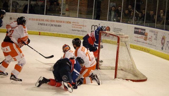 Photo hockey match Angers  - Epinal  le 31/01/2017