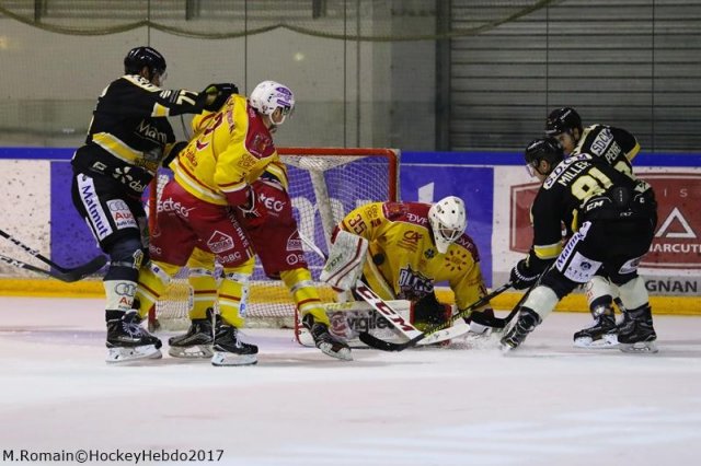 Photo hockey match Rouen - Dijon  le 14/02/2017