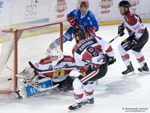 Photo hockey match Lyon - Chamonix / Morzine le 17/02/2017
