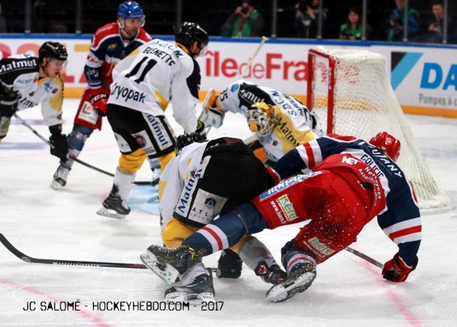 Photo hockey match Rouen - Grenoble  le 19/02/2017