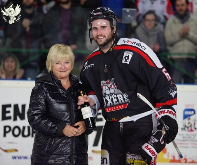 Photo hockey match Bordeaux - Angers  le 21/02/2017