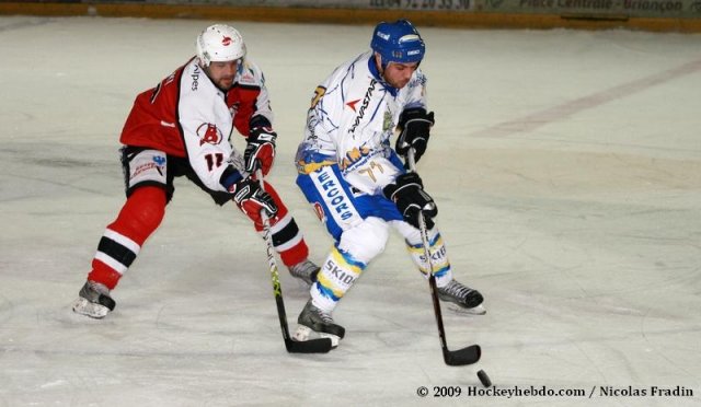 Photo hockey match Briançon  - Villard-de-Lans le 14/02/2009