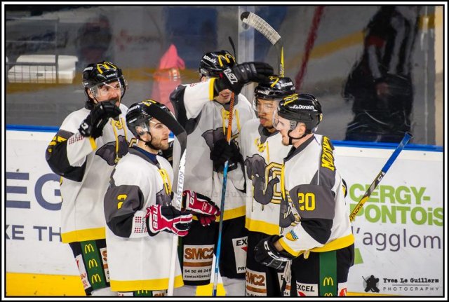 Photo hockey match Cergy-Pontoise - Chambéry le 11/03/2017