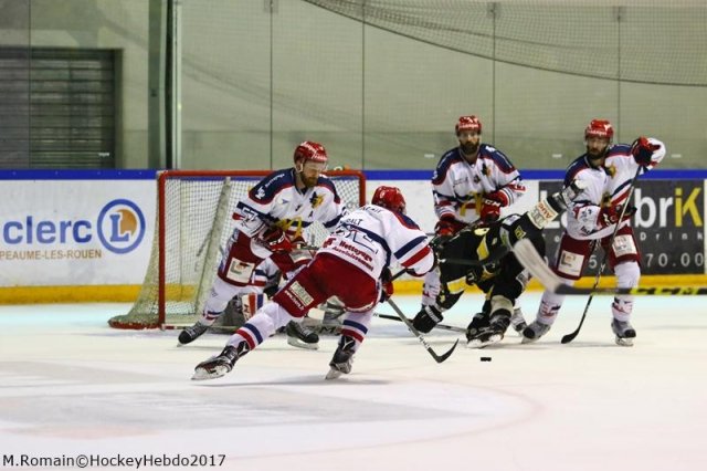 Photo hockey match Rouen - Grenoble  le 19/03/2017