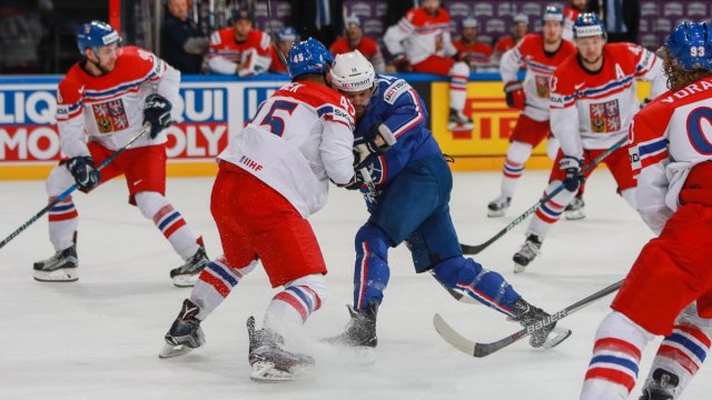 Photo hockey match France - Czech Republic le 14/05/2017