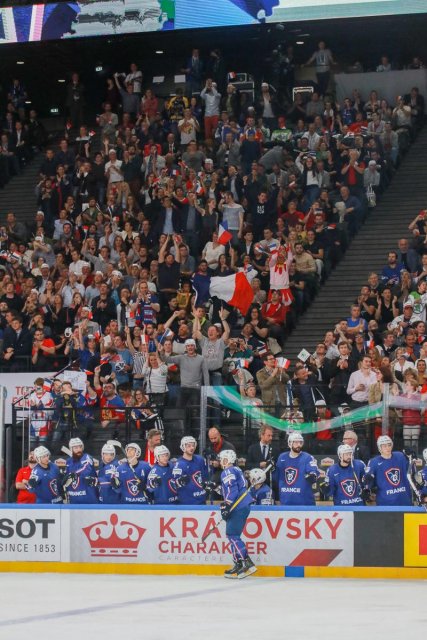 Photo hockey match France - Slovenia le 15/05/2017
