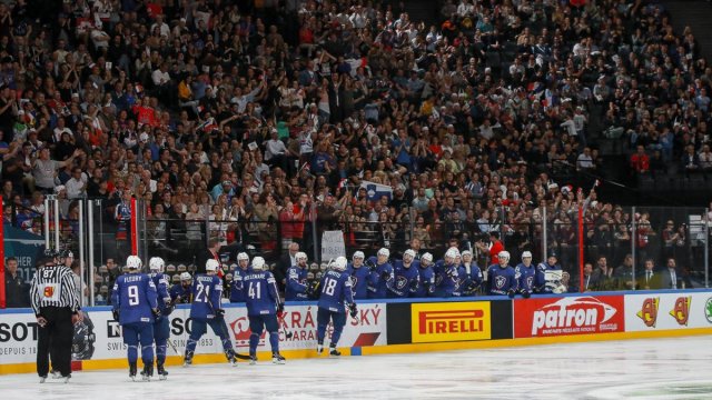 Photo hockey match France - Slovenia le 15/05/2017