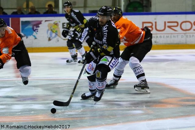 Photo hockey match Rouen - Amiens  le 19/08/2017