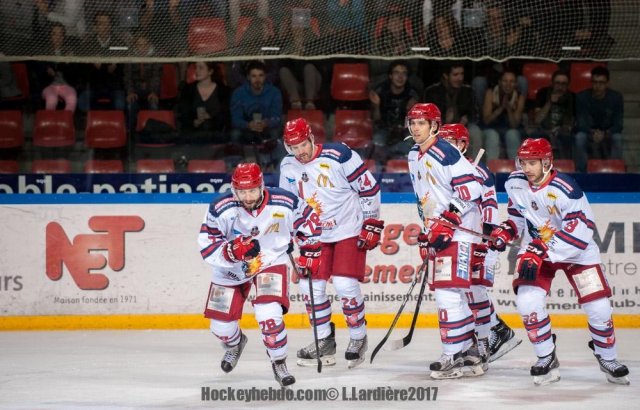 Photo hockey match Grenoble  - Chamonix  le 31/08/2017