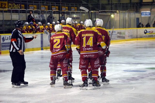 Photo hockey match Dijon  - Roanne le 02/09/2017