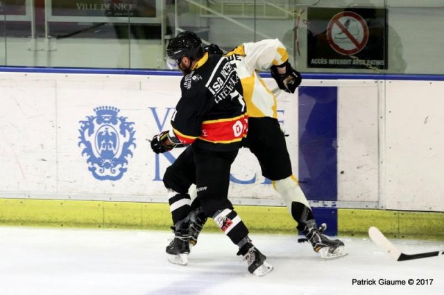 Photo hockey match Nice - Strasbourg  le 12/09/2017