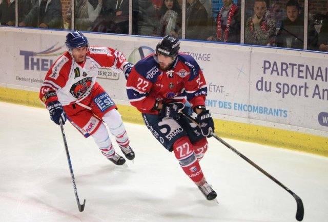 Photo hockey match Angers  - Mulhouse le 15/09/2017