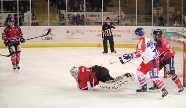 Photo hockey match Angers  - Mulhouse le 15/09/2017
