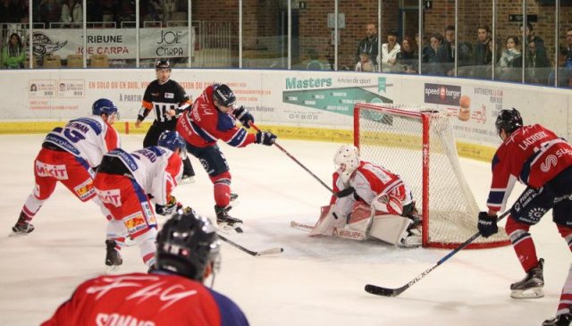 Photo hockey match Angers  - Mulhouse le 15/09/2017