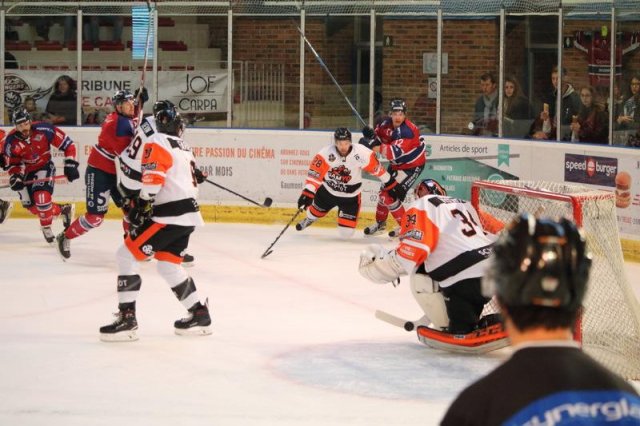 Photo hockey match Angers  - Epinal  le 17/09/2017