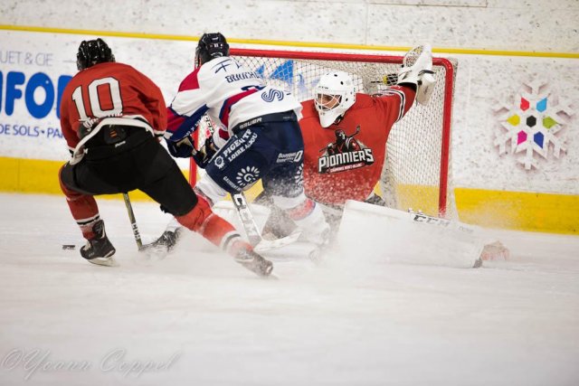 Photo hockey match Chamonix  - Angers  le 19/09/2017