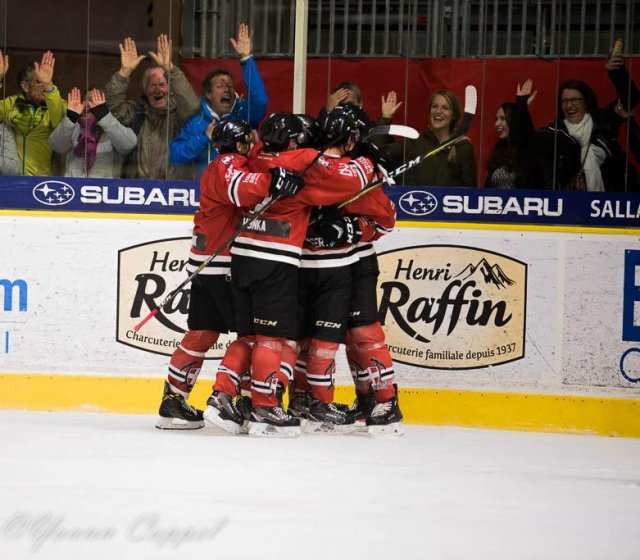 Photo hockey match Chamonix  - Angers  le 19/09/2017