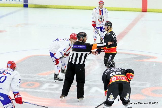 Photo hockey match Nice - Lyon le 19/09/2017