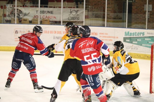 Photo hockey match Angers  - Strasbourg  le 22/09/2017