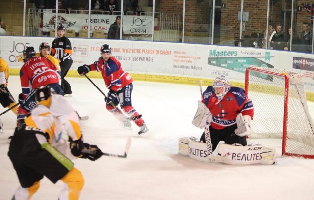 Photo hockey match Angers  - Strasbourg  le 22/09/2017