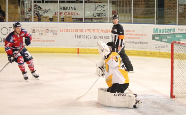 Photo hockey match Angers  - Strasbourg  le 22/09/2017