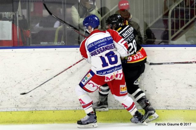 Photo hockey match Nice - Mulhouse le 22/09/2017