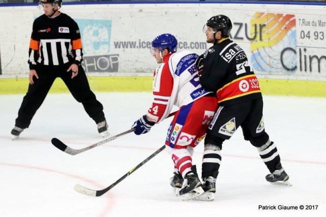 Photo hockey match Nice - Mulhouse le 22/09/2017