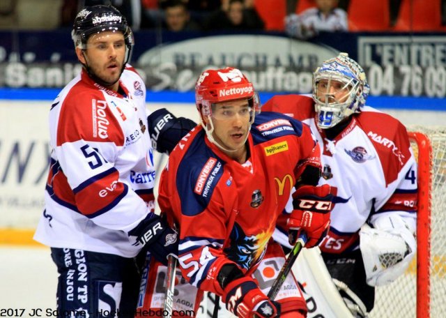Photo hockey match Grenoble  - Angers  le 26/09/2017