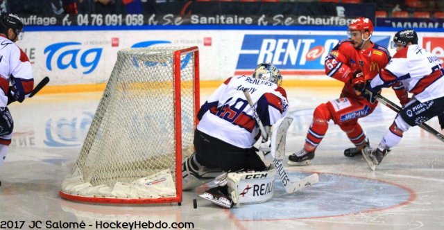 Photo hockey match Grenoble  - Angers  le 26/09/2017