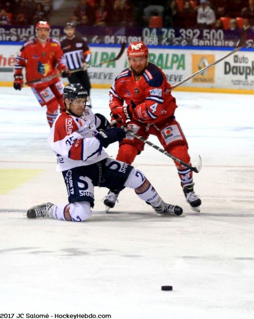 Photo hockey match Grenoble  - Angers  le 26/09/2017