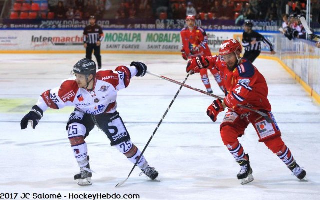 Photo hockey match Grenoble  - Angers  le 26/09/2017