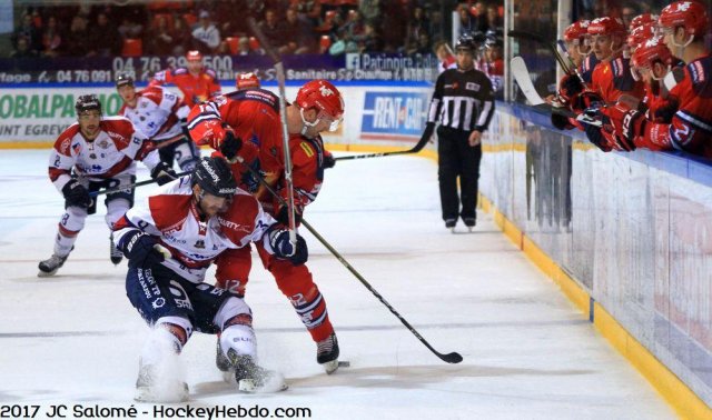 Photo hockey match Grenoble  - Angers  le 26/09/2017