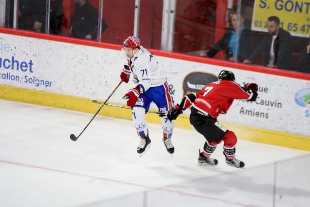 Photo hockey match Amiens  - Lyon le 26/09/2017