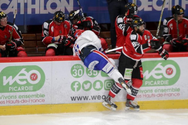 Photo hockey match Amiens  - Lyon le 26/09/2017