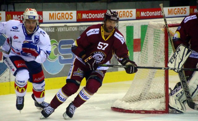 Photo hockey match Genève - Zürich le 28/09/2017