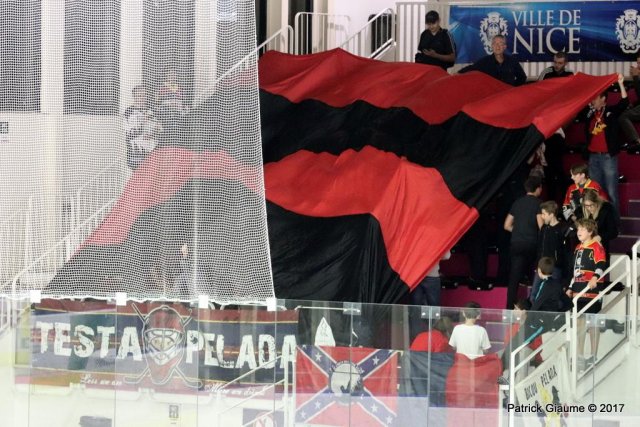 Photo hockey match Nice - Grenoble  le 29/09/2017