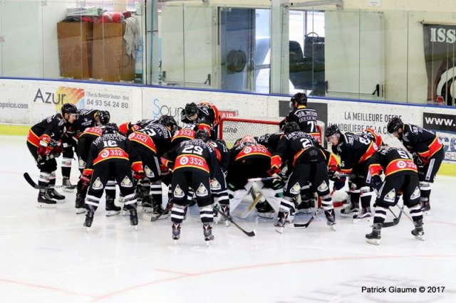 Photo hockey match Nice - Angers  le 01/10/2017