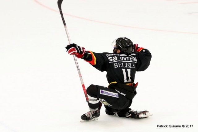 Photo hockey match Nice - Angers  le 01/10/2017