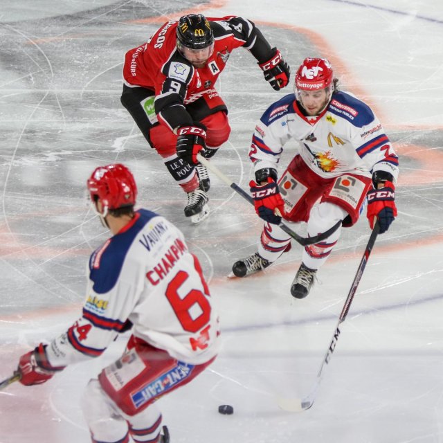 Photo hockey match Amiens  - Grenoble  le 03/10/2017