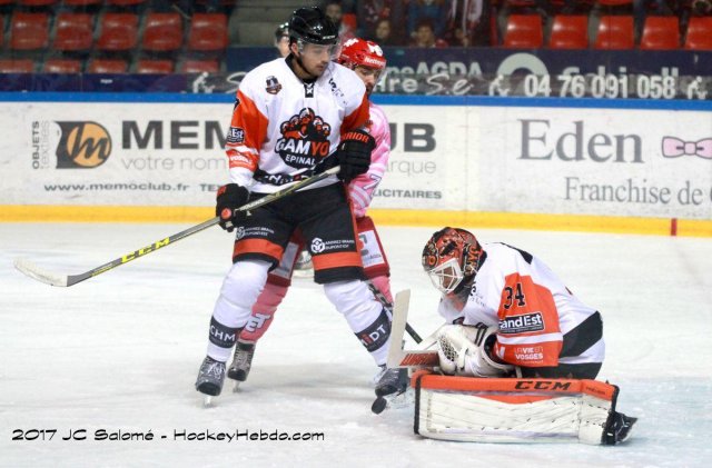 Photo hockey match Grenoble  - Epinal  le 06/10/2017