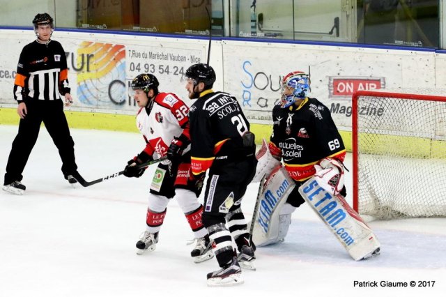 Photo hockey match Nice - Amiens  le 06/10/2017