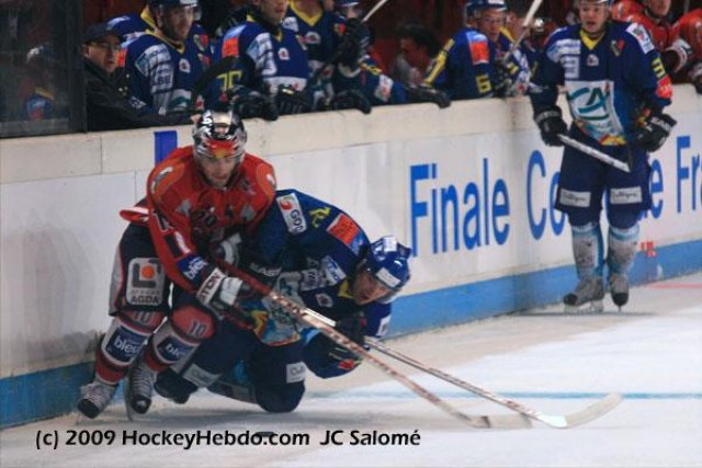 Photo hockey match Grenoble  - Dijon  le 22/02/2009