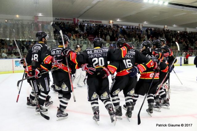 Photo hockey match Nice - Amiens  le 06/10/2017
