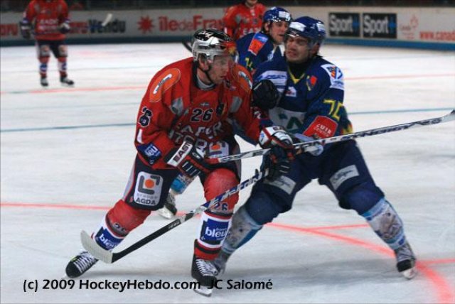 Photo hockey match Grenoble  - Dijon  le 22/02/2009