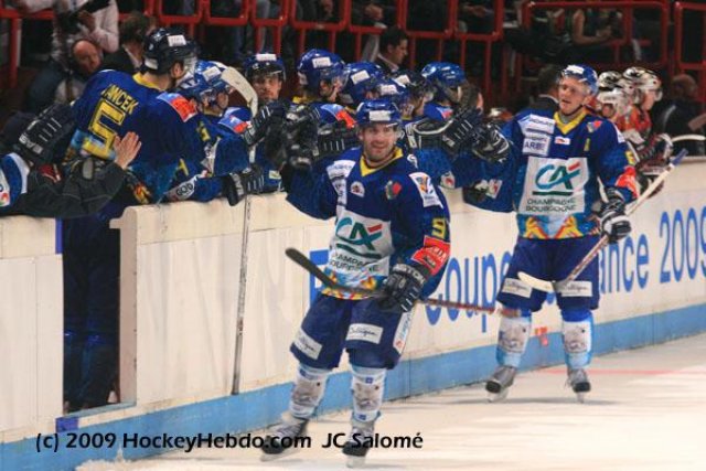 Photo hockey match Grenoble  - Dijon  le 22/02/2009