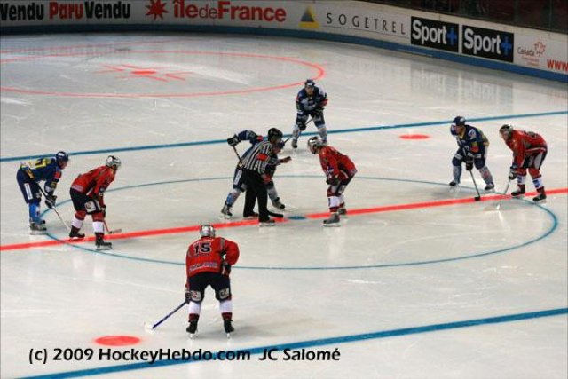Photo hockey match Grenoble  - Dijon  le 22/02/2009