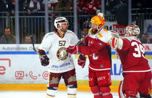 Photo hockey match Lausanne - Genève le 10/10/2017